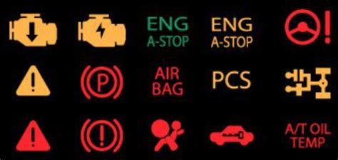 common dashboard warning lights