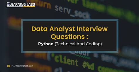 common python interview questions for data analyst