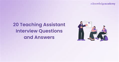 common teaching assistant interview questions and answers