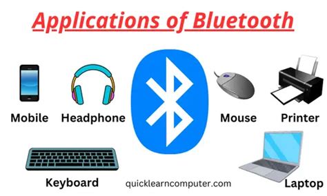 common uses of bluetooth