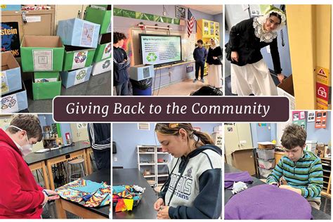 community service learning examples for students