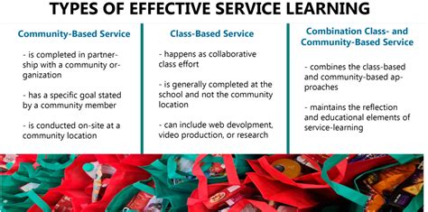 community service learning examples pdf