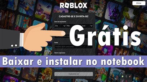 como baixar roblox no notebook