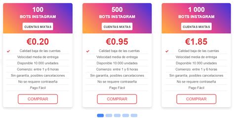 como comprar bots para instagram