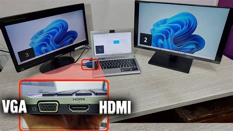 como conectar monitor vga no notebook hdmi