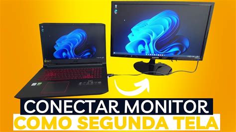 como conectar um segundo monitor no notebook hdmi