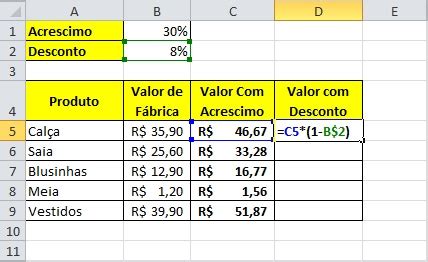 como congelar celula formula excel