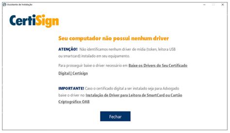 como instalar certificado digital a3 token certisign