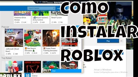 como instalar roblox no computador windows 10