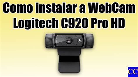 como instalar webcam logitech no notebook