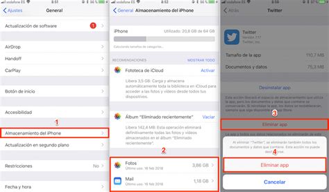 como.borrar cache de app.en iphone 15