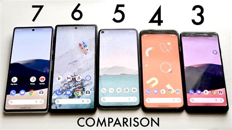 compare pixel phone models
