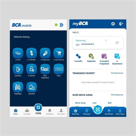 Perbandingan BCA mobile dan myBCA