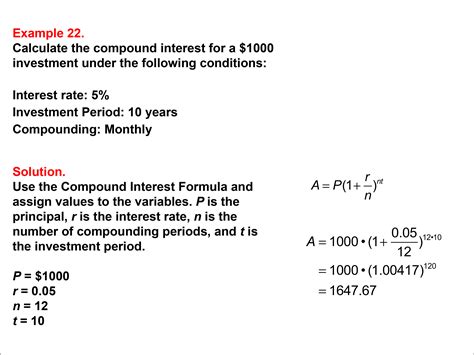 compound interest formula example with solution class 11