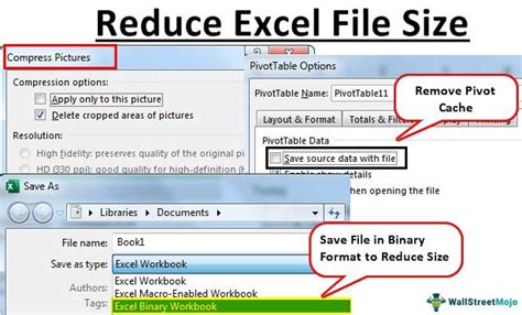 compress excel file size