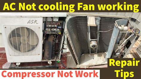 compressor and fan not working on ac