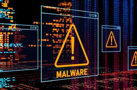 An illustration of a computer infected with malware