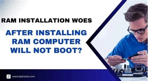 computer won't turn on after installing ram