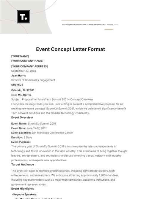 Contoh konsep surat