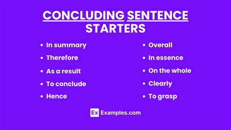concluding sentence of introduction