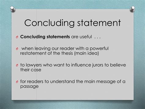 concluding statements examples
