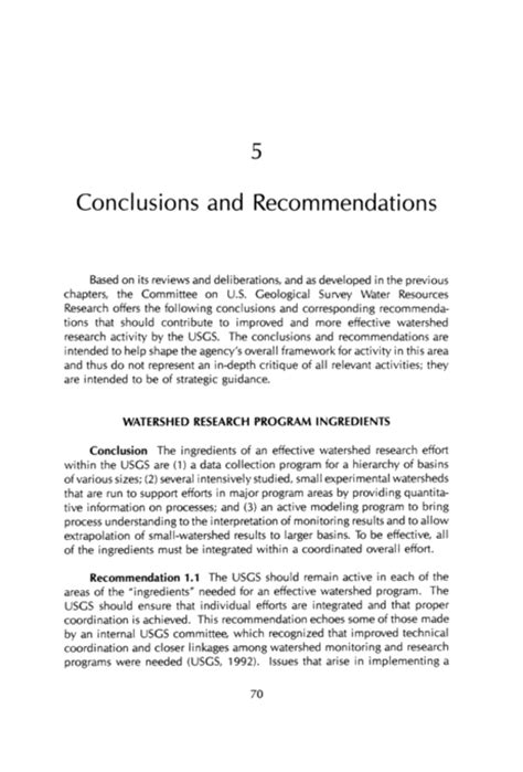 conclusion and recommendation example in research paper