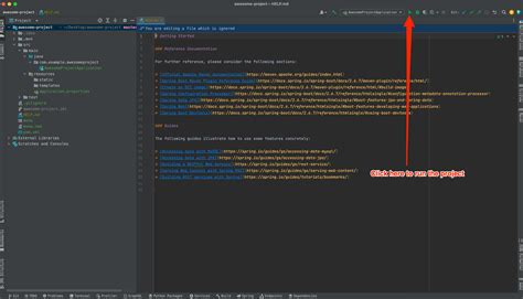configure spring boot project in intellij