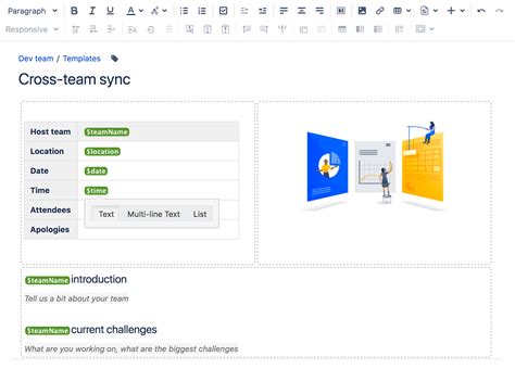 confluence api design template