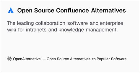 confluence equivalent open source