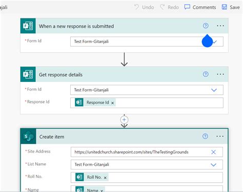 connect microsoft forms to sharepoint list