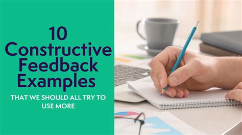 constructive feedback to improve performance examples