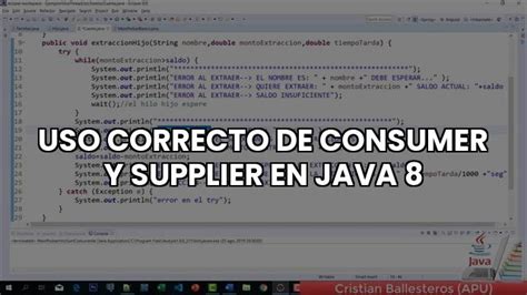 consumer supplier java 8