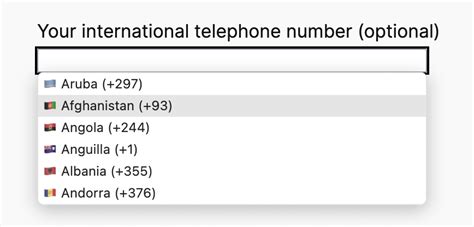 contact form 7 phone number with country code