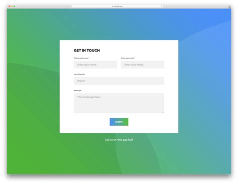 contact form code html css