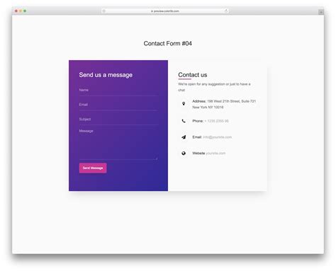 contact form for blogger html code