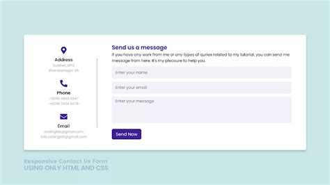 contact us form with source code