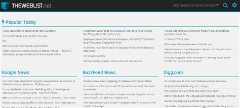 content aggregator websites list
