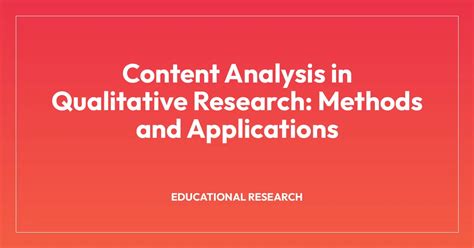content analysis in qualitative research methods