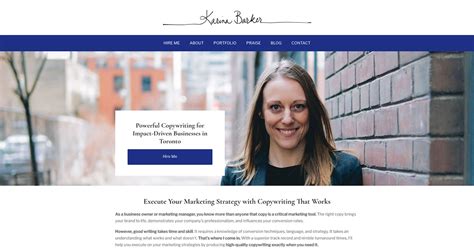 content writing portfolio examples