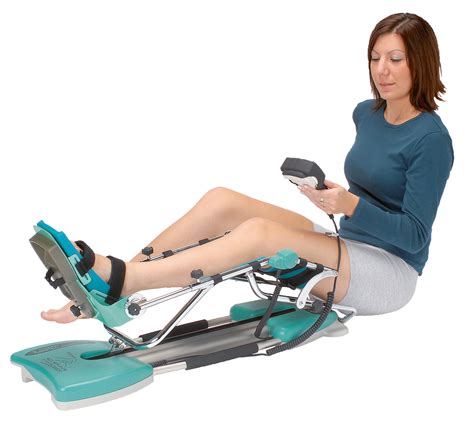 continuous passive motion exercise device for use on knee