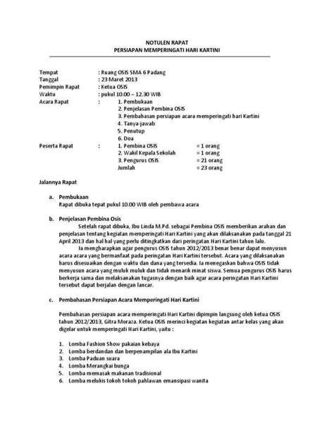 Meeting Documents Example