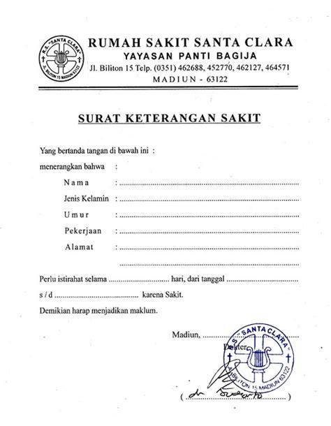 contoh surat dokter