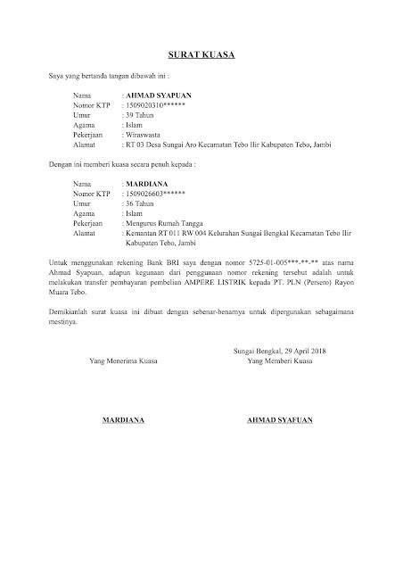 Contoh Surat Refund Dana