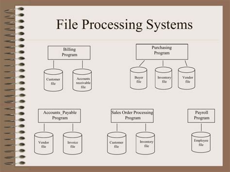 conventional file processing system in dbms