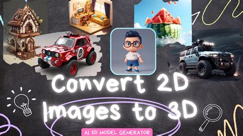 convert 2d image to 3d model