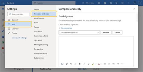 convert email signature to html outlook