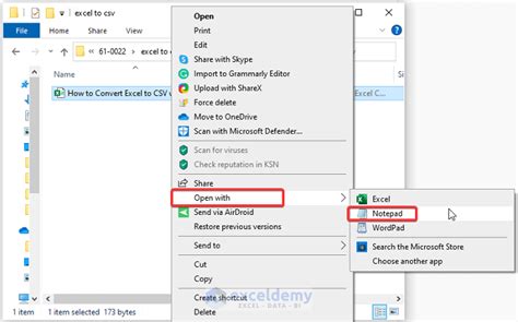 convert excel file to csv without opening