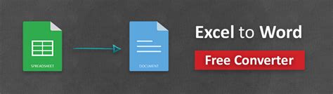 convert excel file to word file online free