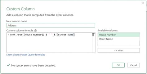 convert excel formula to power query
