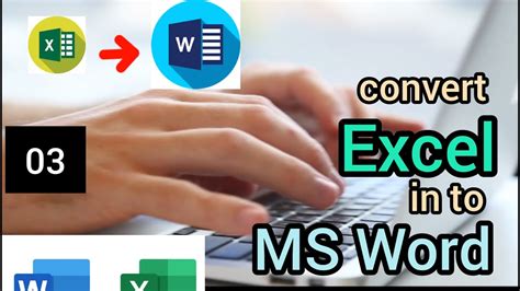 convert excel into word doc